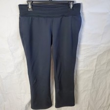 Under Armour Pants Women's M Black Storm Fleece Sweatpants Semi-Fitted 1239181