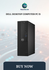 Dell OptiPlex Desktop PC: Intel i5 8GB RAM 256GB SSD Windows 11 Pro