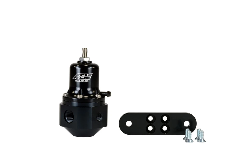 Aem Electronics 25-302BK, One Black Aluminum Universal Adjstable Fuel Pressure R - Image 2 of 4