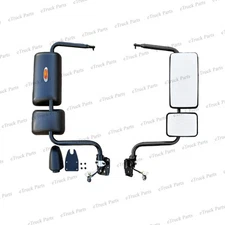 Passenger Power Signal Mirror Black RH 87093E0573 for 2008+ Hino 268/338/L/XL