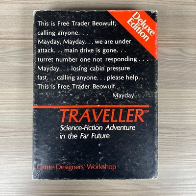 TRAVELLER DELUXE EDITION GDW GAME DESIGNER'S WORKSHOP 1981 BOX VERSION