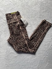   All In Motion Girls Leopard Print Stretchy Slim Fit Leggings Size 14 XL 