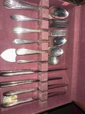 MCGRAW Silverware Flatware Tarnish Proof Storage Chest Rust Color Interior