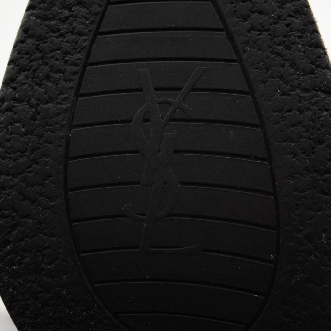 Saint Laurent Short Boots Shoes EU 35.5 US 5.5 Suede Black Authentic thumbnail 7