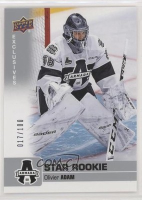 2019-20 Upper Deck CHL Star Rookie SP Exclusives 17/100 Olivier Adam #345 0a6