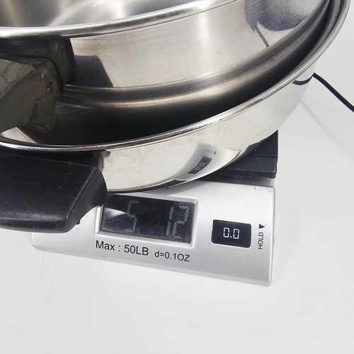 REVERE WARE Steel Stock Pot And Frying Pan 10 Qt And 4.5 Qt Vintage Made in USA - Picture 12 of 13