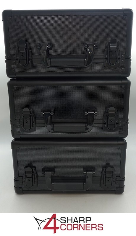 GRADED CARD STORAGE BOX CASE 3 SLOTS SLAB SPORTS CARD HOLDER PROTECTOR LOT OF 3