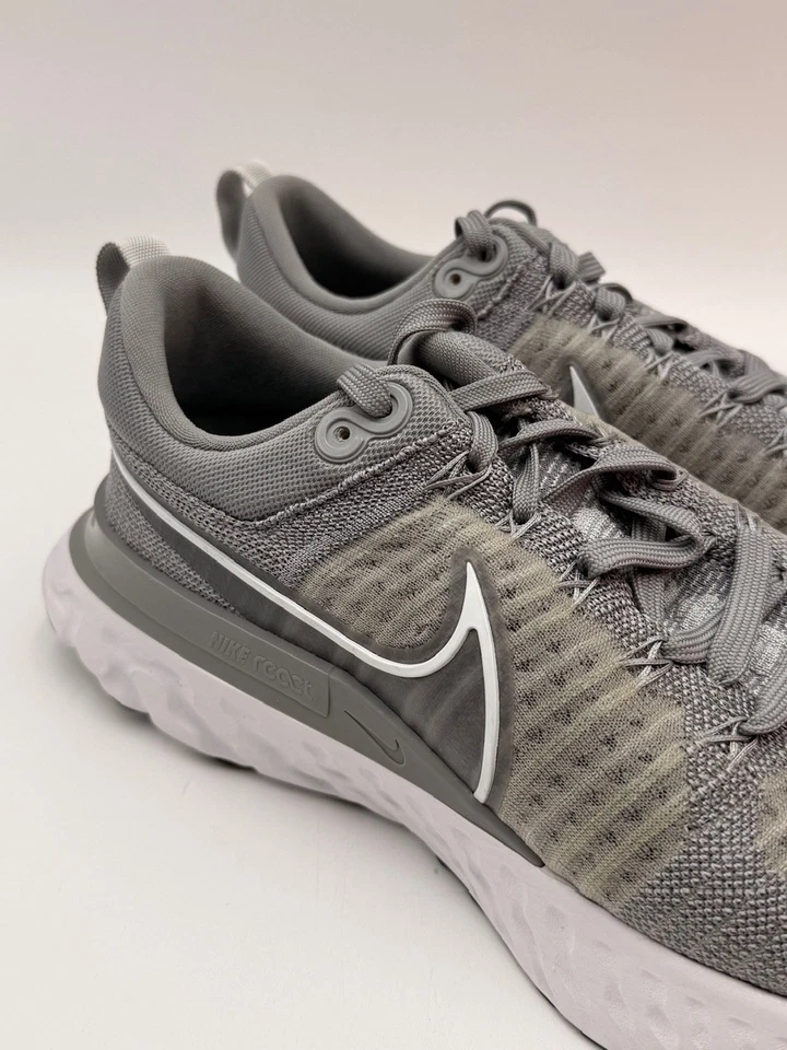 Nike REACT INFINITY RUN FK 2 Men's NEW Running Sneaker Gray US Size 11.5 - Image 3 of 4