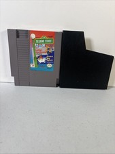 Sesame Street Letter Go Round -Nintendo NES Game- Authentic-Tested-Free Shipping