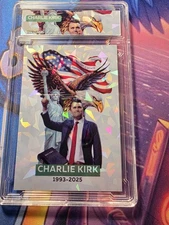 Charlie Kirk Custom ACEO card Tribute Card 