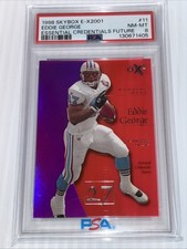 1998 Skybox E-X 2001 Essential Credentials Future Eddie George # 5/50