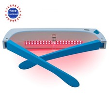 Red Light Therapy Glasses 670nm Led Supports Comfort Visual Wellness Wearable