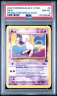 2000 POKEMON MEW #8 POKEMON LEAGUE BLACK STAR PROMO PSA 8 U