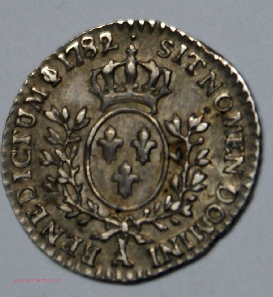 (FR1) Vingtième 1/20 d'Ecu 1782 PARIS TTB+, Louis XVI BUSTE FORT, lartdesgents.f - Photo 2/2