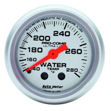 Autometer 4331 Ultra-lite 2-116 Water Temperature Gauge 140-280 F