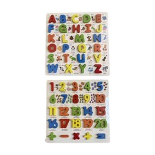 Wooden Puzzles Early Learning Toys Interactive Multi Colored Puzzle Board for