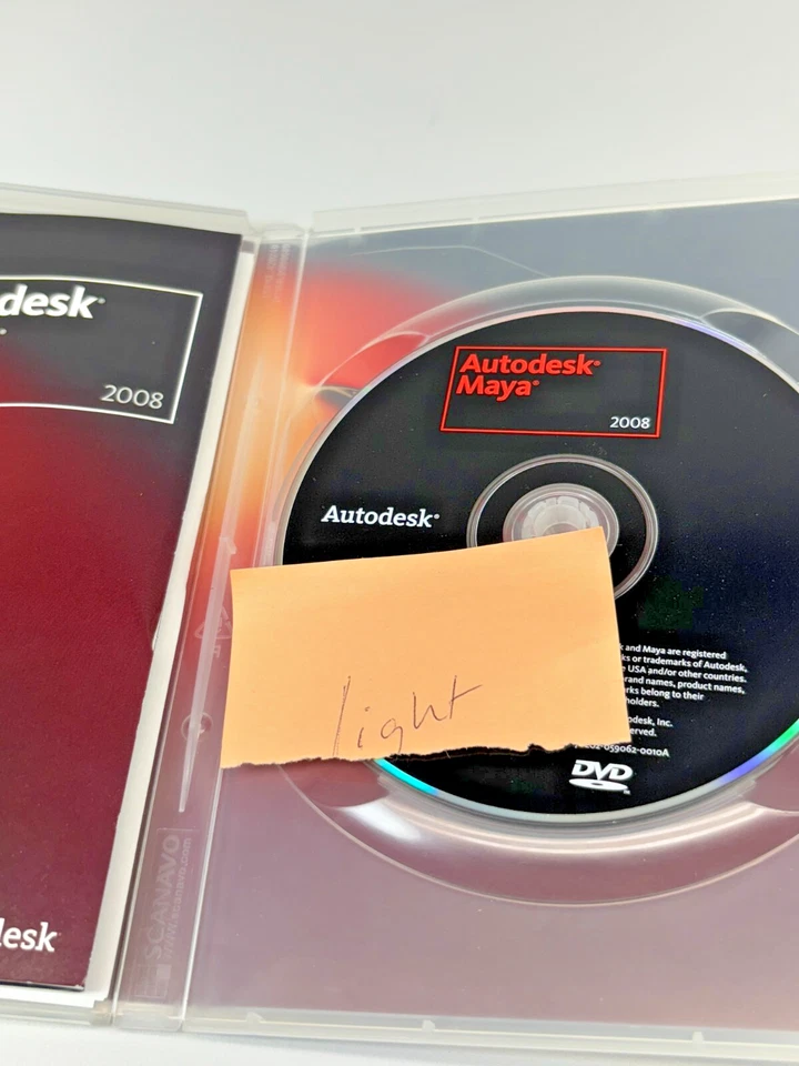 Autodesk Maya 2008 Complete for Vintage Apple Mac - near mint disc + serial - #2 - Image 3 of 4