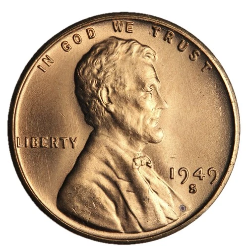GEM BU RED 1949-S LINCOLN WHEAT CENT PENNY *UPGRADE YOUR ALBUM!*