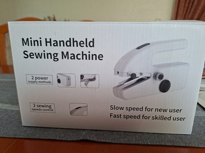 Compact Portable Mini Electric Sewing Machine Handheld Stitch Tool for Travel