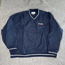 Atlanta Braves Pullover Jacket Windbreaker G-III Sports Carl Banks NWT Size 3XL