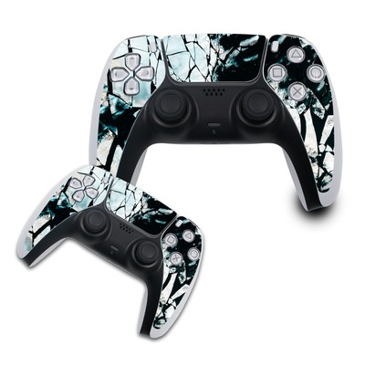 Schutzfolie Controller Set Aufkleber Gaming Folie Spiele Broken Ice R140-18