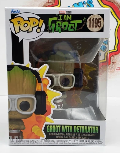 Funko Pop! Marvel - GOTG - I am Groot with Detonator #1195