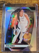 2024 WNBA Prizm Kiah Stokes Silver Holo Prizm #122 Las Vegas Aces