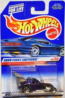 ホットウィール 1999 FIRST EDITIONS FIAT 500C HOT WHEELS 1999 FIRST EDITIONS FIAT 500C #11/26 27084120134