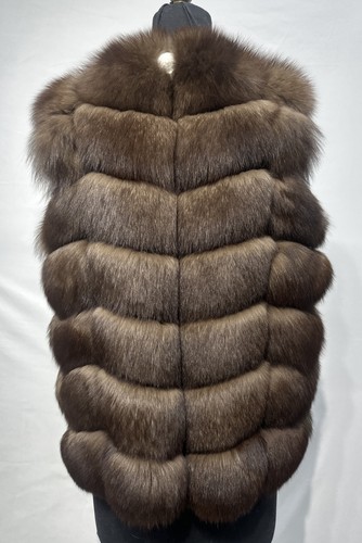 Brown Fox Vest Crosscut (117108) - Picture 3 of 3