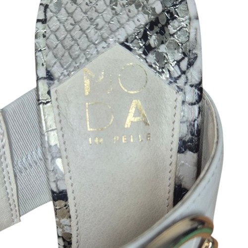 Moda In Pelle Kremi Leather Pointed Court Shoe Metallic Detail Size UK 5 EU 38 - Picture 6 of 7