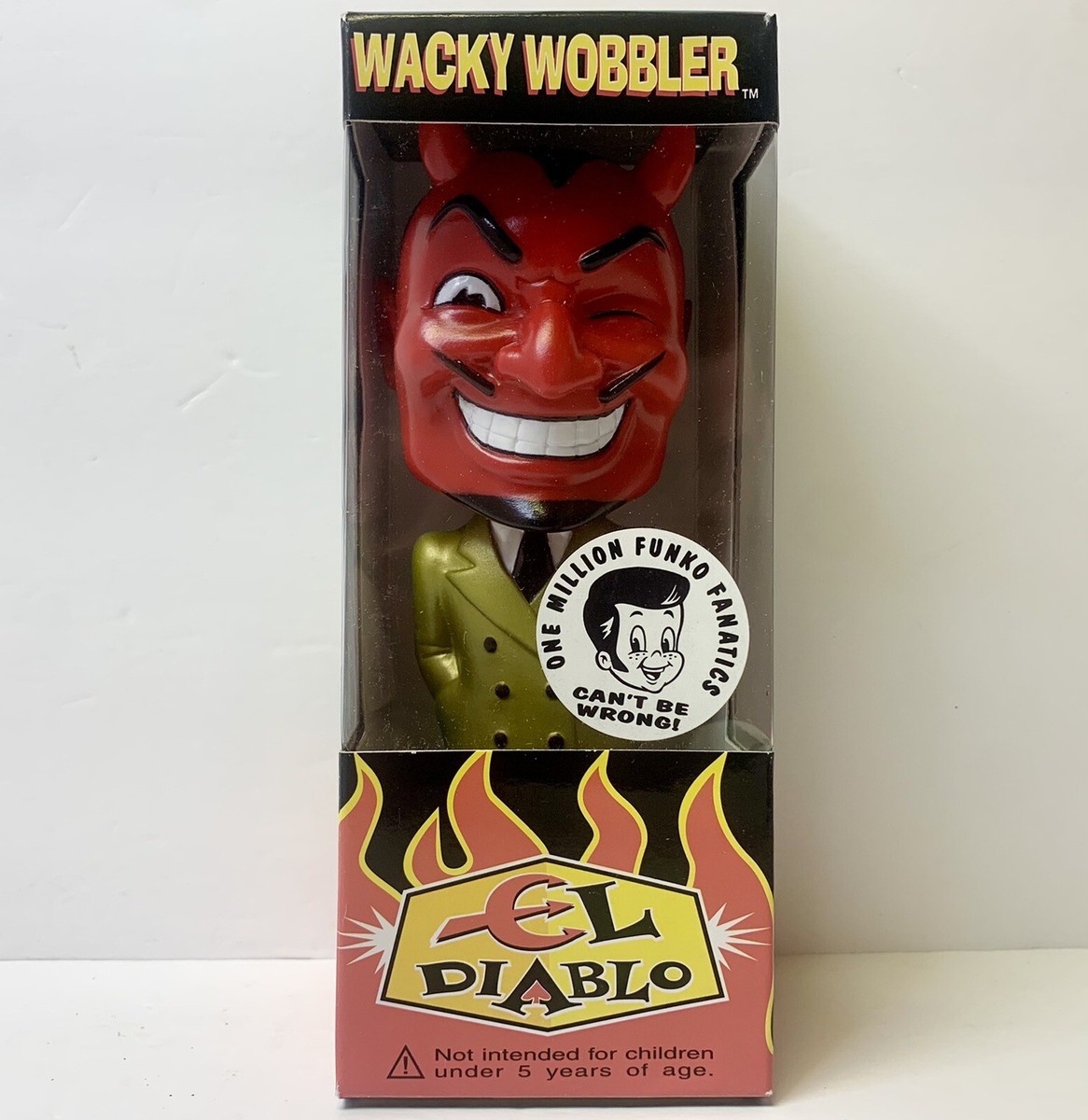 【FUNKO WACKY WOBBLER】El Diablo BlackSuit El Diablo Black Suit - Wacky Wobbler Funko action figure
