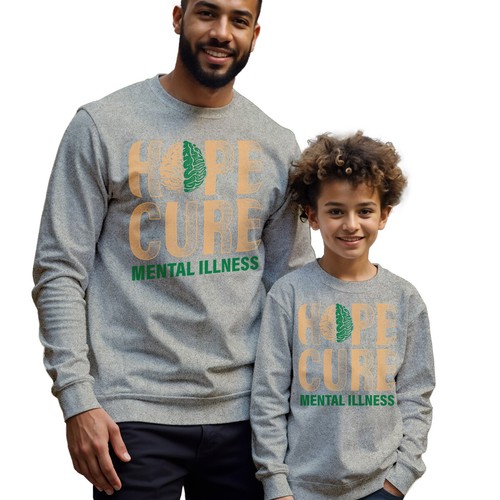 Mens And Kids Strong Minds Mental Health Awareness Sweatshirt Anxiety #MHA - Picture 27 of 29