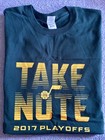 Utah Jazz Playoffs Take Note Shirt. Giveaway at the game. Brand new. Never worn!
