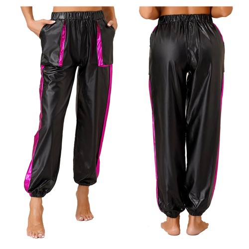 Mujer Corredor Fitness Pantalones Entrenamiento Ropa de baile Fiesta Ropa activa Look húmedo - Imagen 54 de 87