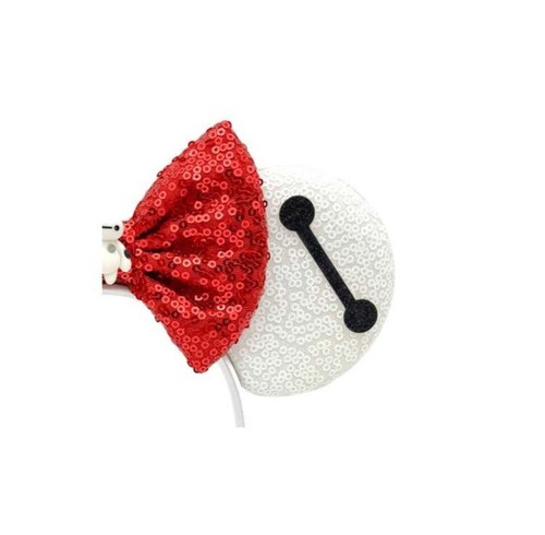 NEW Disney BIG HERO 6 Mickey Ears BAYMAX Hat ROBOT Headband Minnie RED BOW - Picture 4 of 4