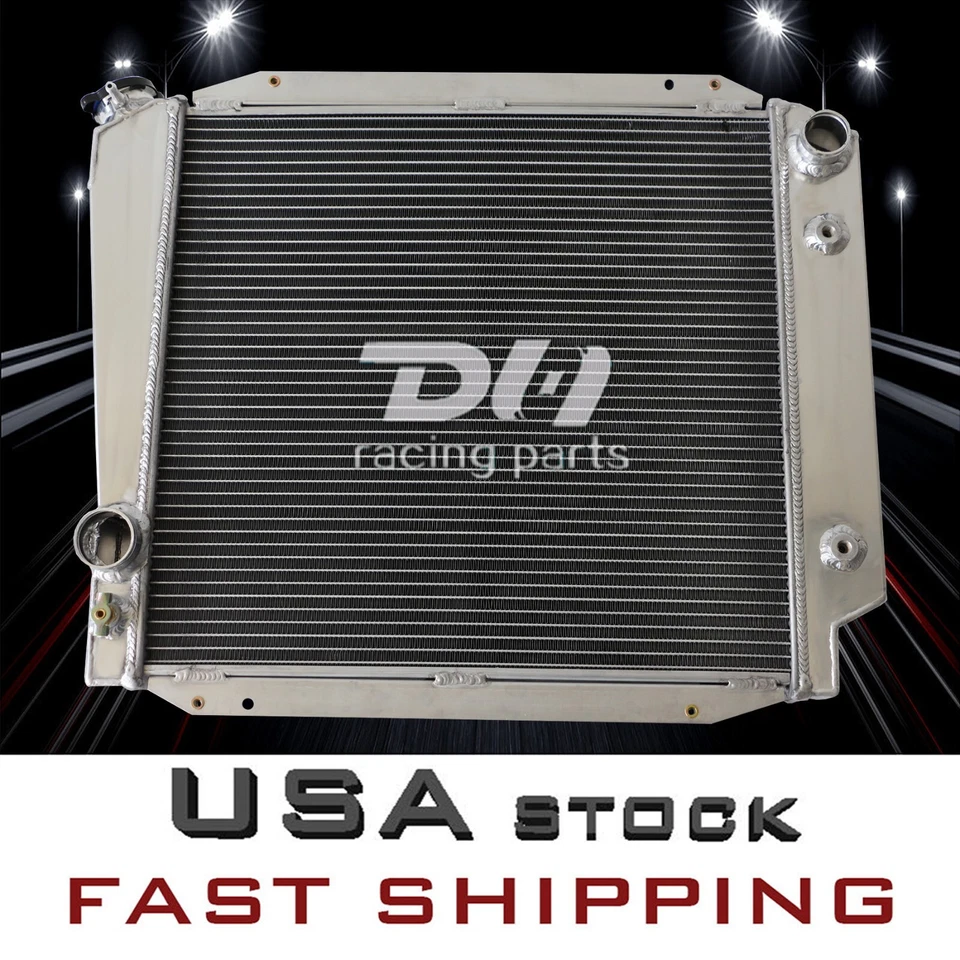 Ventilador de cubierta de radiador de 3 filas para Ford Bronco 1966-1977 2,8 L 3,3 L 4,9 L 5,0 L AT 522 Foto 4 de 4