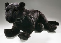 Carl Dick Collection PlüSchtier Panther Liegend Ca. 54 Cm
