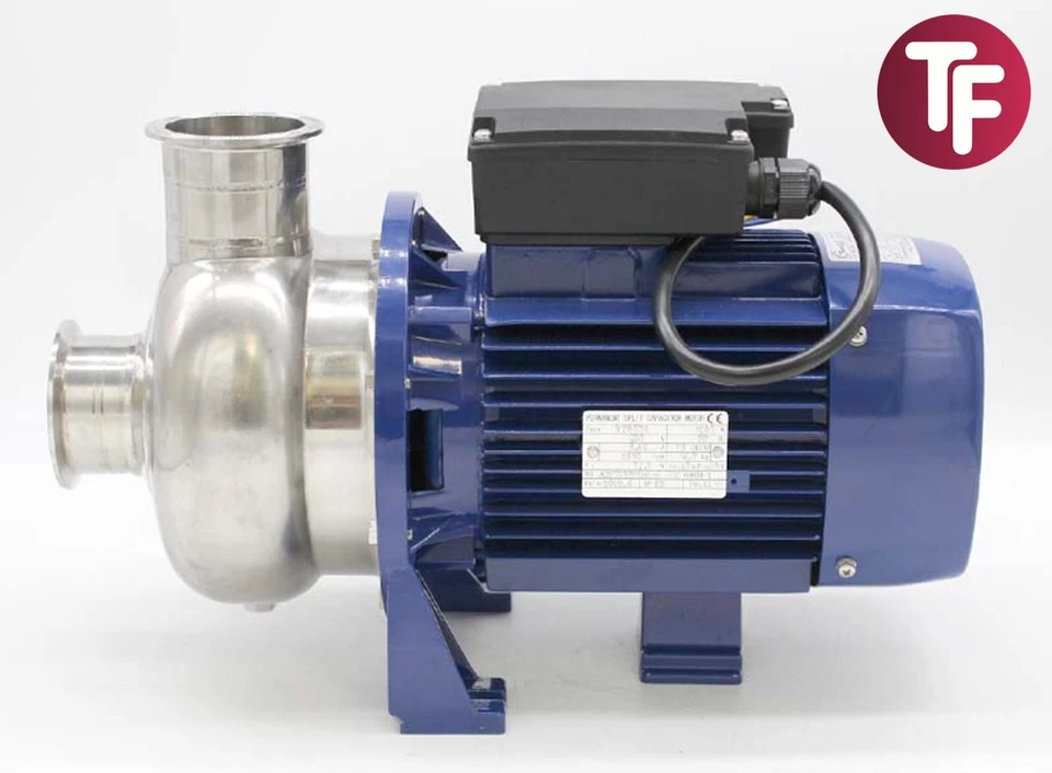 Enviroflex EFO-200M-TC 2 1/2" Tri-Clamp Centrifugal Impeller Brewery Pump 230v - Image 2 of 4