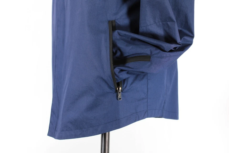 Chaqueta ligera con mangas d'Avenza nueva con etiquetas 100 % algodón con cremalleras talla 52 L en azul Foto 3 de 4