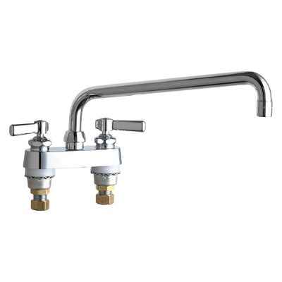CHICAGO FAUCETS 895-L12E72ABCP Low Arc,Chrome,Chicago Faucets,895 48YE01