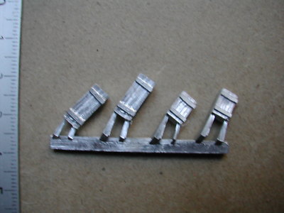 Lot De Décorations/miniatures Métal 15mm Pour Wargame 'Battle Valor' - P909, Occasion