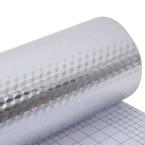 Kitchen OilProof Sticker Waterproof SelfAdhesive Aluminum Foil Wall Sticker UK eBay