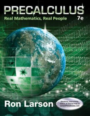 Precalculus: Real Mathematics, Real People - Hardcover By Larson, Ron