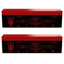 Neptune 12V 2.3Ah Replacement Rechargeable Battery (2) Pack