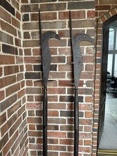 Original Pair of Scottish Pole Arms Circa 1690 from Leith Hall