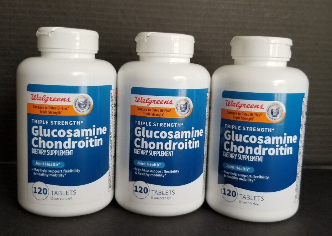 360 Walgreens Triple Strength Glucosamine Chondroitin/MSM Complex