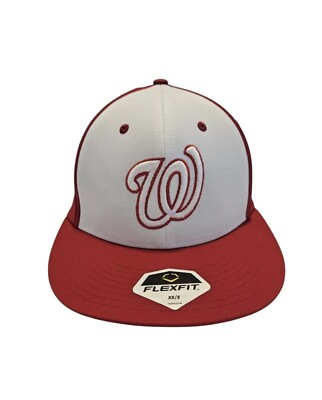 EvoShield Flexfit Washington National Men's Cap X/S Red/White Trucker Hat