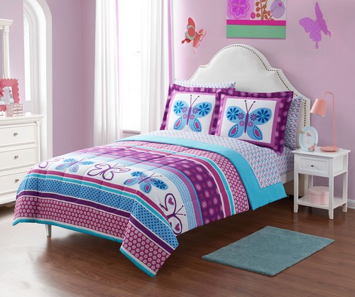 Girls Bed in a Bag Comforter Set 