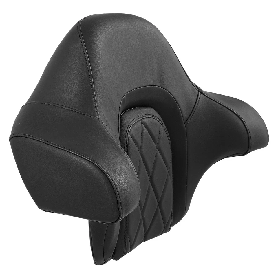 Almohadilla de respaldo de maletero King apta para Harley Electra Road Glide 2014-2024 negra Foto 4 de 4