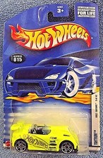 2002 Hot Wheels #15 First Editions 3/42 TANTRUM Neon-Lime w/Pr5 Spoke Variation